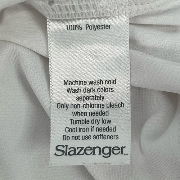 Slazenger White Black Piping Sleeveless Collared Golf Shirt Size S Women's - Picture 5 of 5